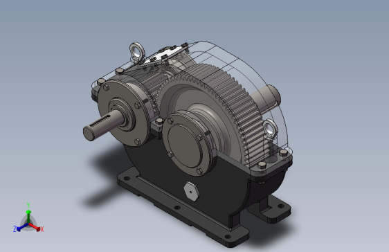 77838-一级圆柱减速箱设计模型
