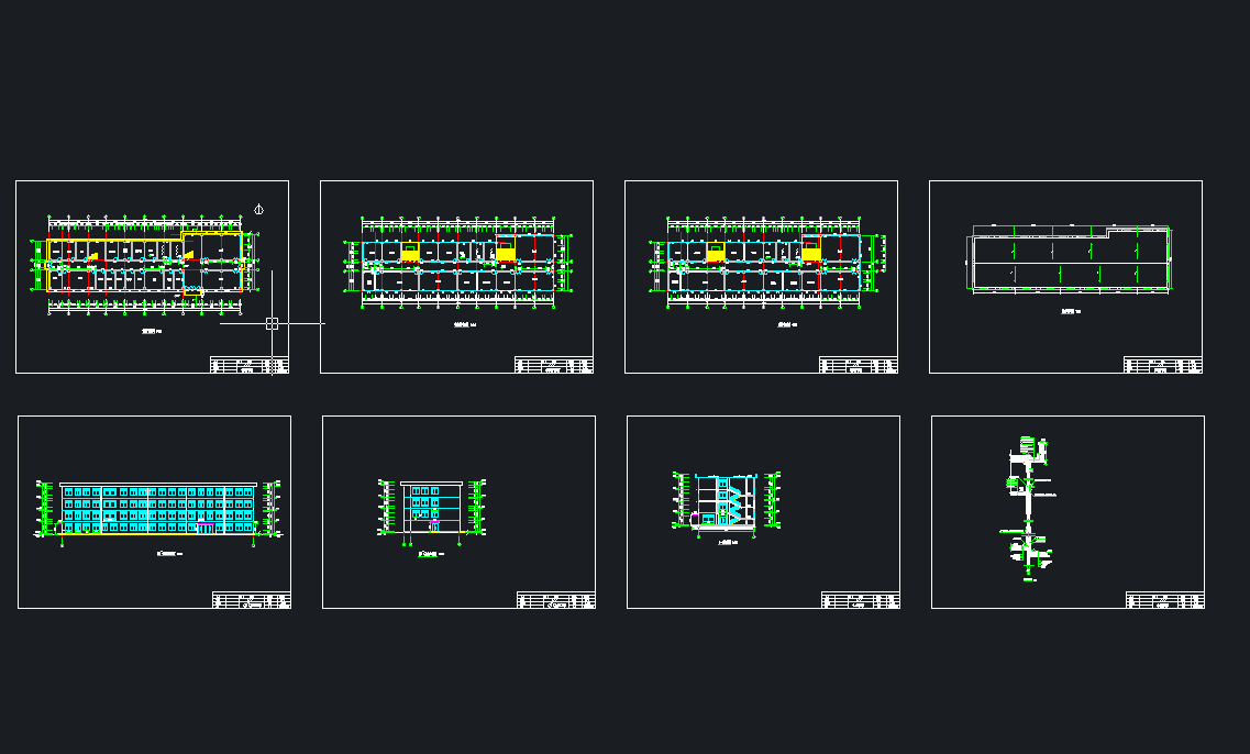 59.1x17.1米四层教学楼设计--1700708--150