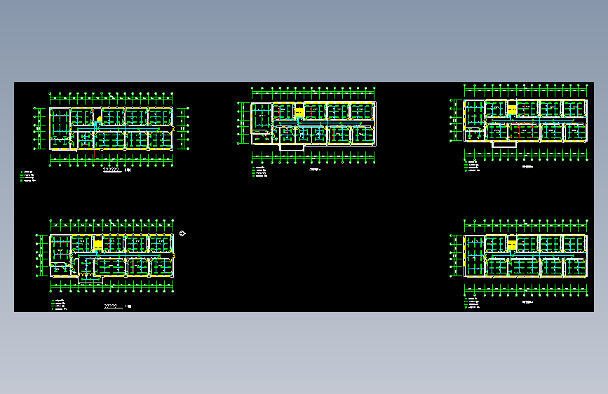 四层教学楼电气设计图纸GC