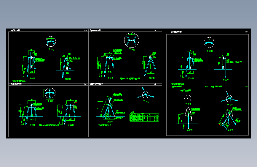 园林树木支架详图--244947-25