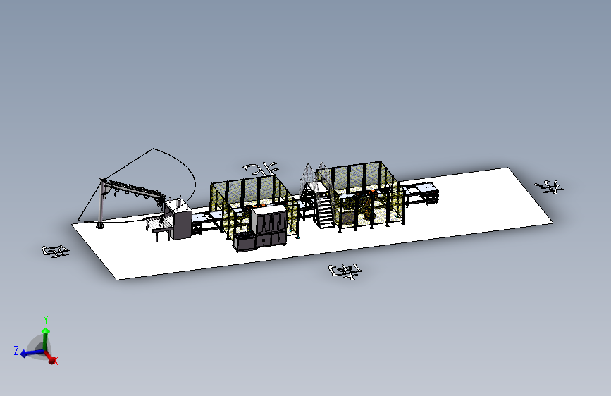 电梯电机组装线