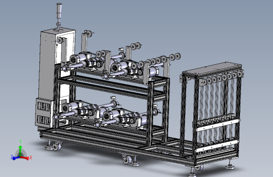 高速线放料架step