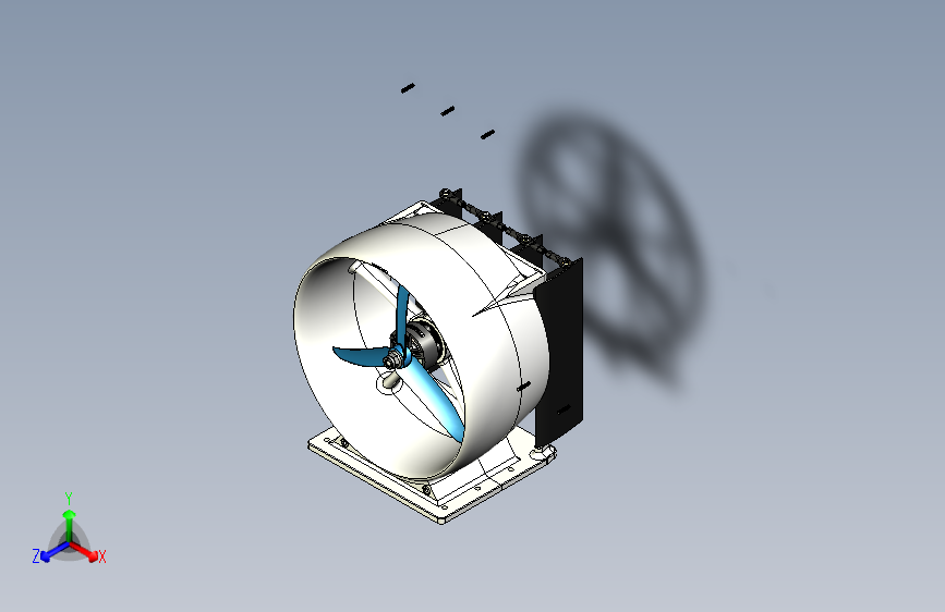 遥控悬浮滑板车管道驱动单元
