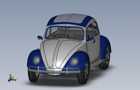 1965大众甲壳虫车