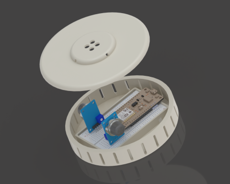 物联网智能烟雾和气体探测器外壳