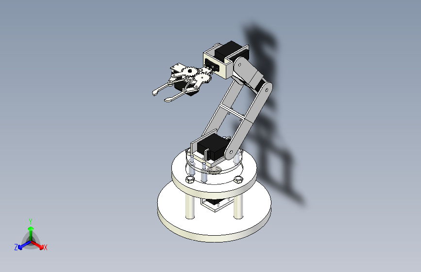 六自由度电动机械手臂