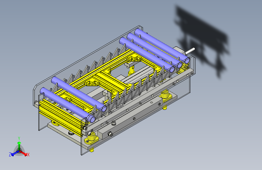 圆棒依次进给机构