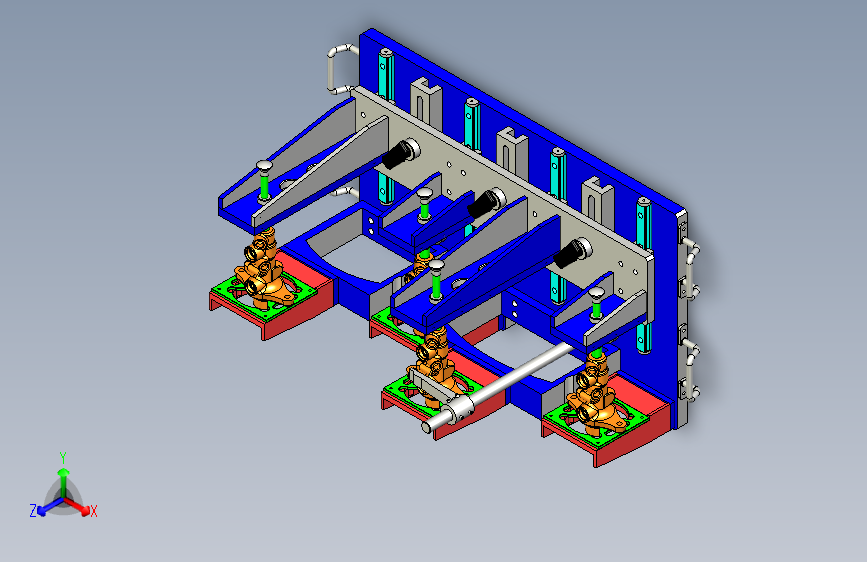 制动主缸测量夹具