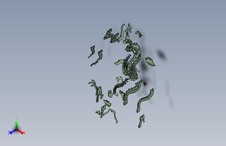 中国龙(3D拼图)