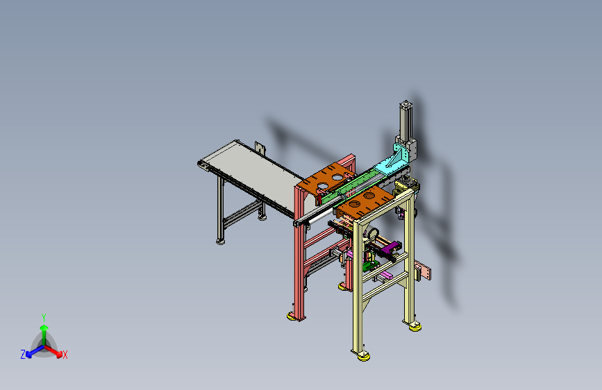 自动抓取输送机总成
