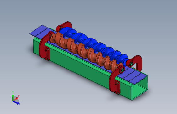 瓶用送料螺杆结构 STEP格式