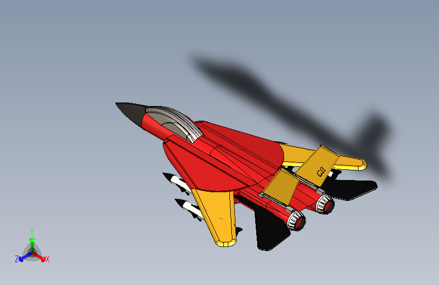 喷气式飞机模型