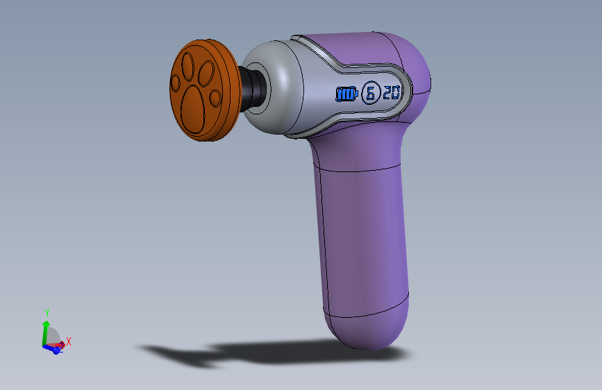 迷你猫爪按摩枪模型-- 1170702-50