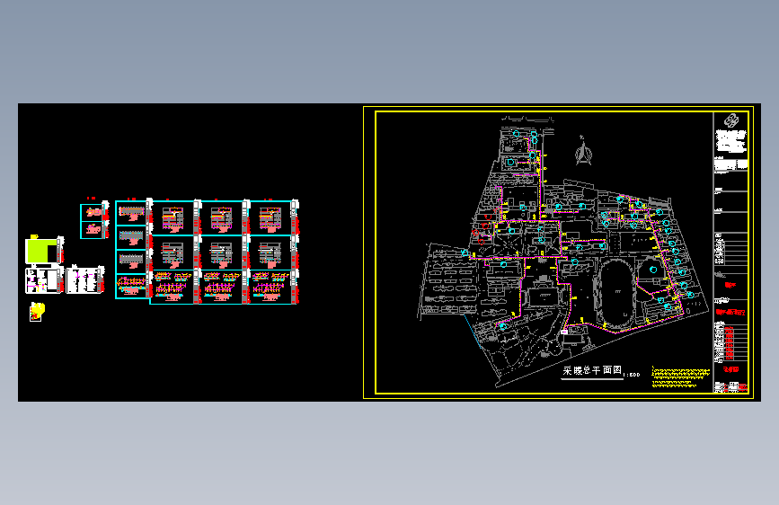 某大学室内采暖施工图GC