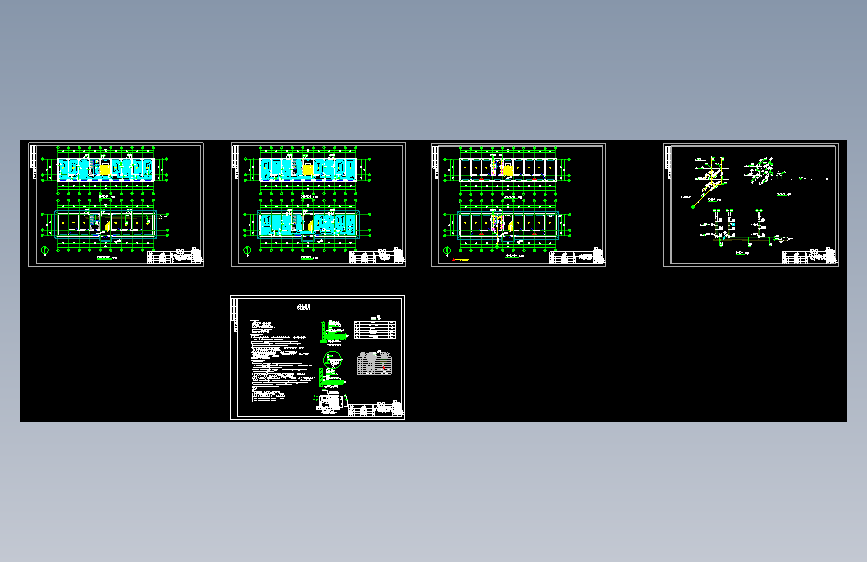 二层办公楼室内水暖施工图纸GC