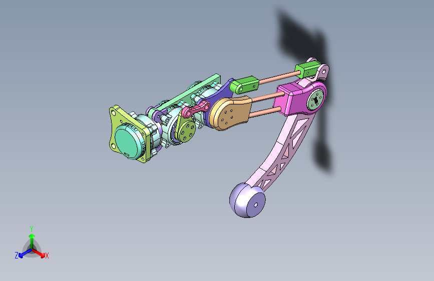 四足机器人腿部