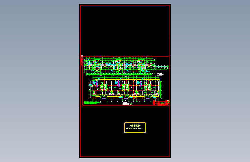 某小区住宅楼通风采暖系统图GC