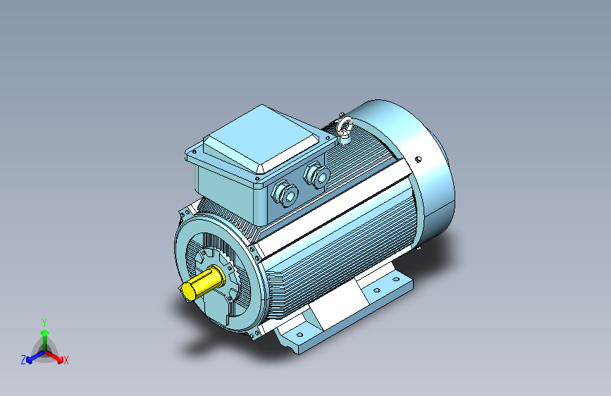 YX3-315～355高效率三相异步电动机-基座带底脚、端盖上无凸缘[YX3-355L-4]