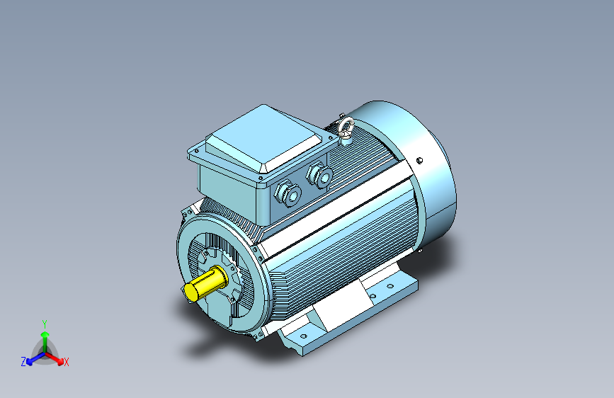 YX3-315～355高效率三相异步电动机-基座带底脚、端盖上无凸缘[YX3-355M-4]