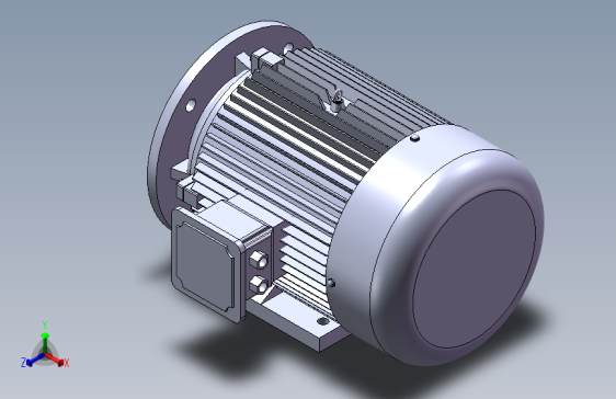 带底脚有凸缘电机90L