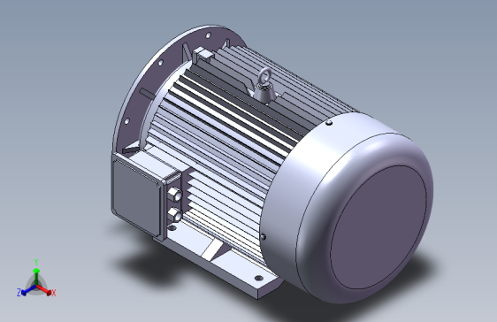 带底脚有凸缘电机250M
