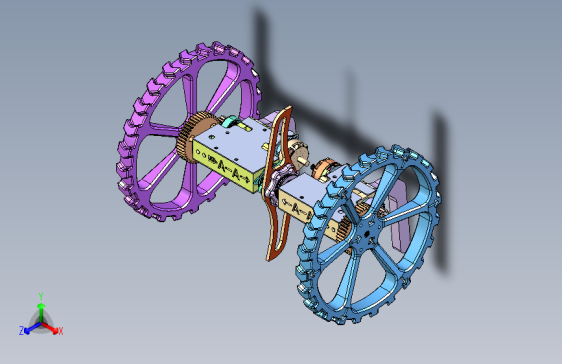 大轮式双轮机器人