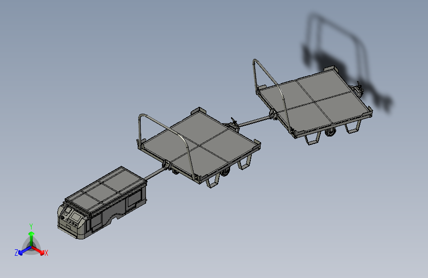 AGV物流周转拖车
