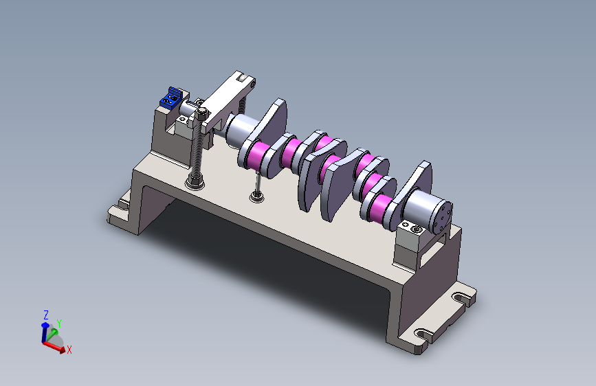 31-BF001--发动机曲轴加工工艺及夹具设计(含三维二维说明书和降重