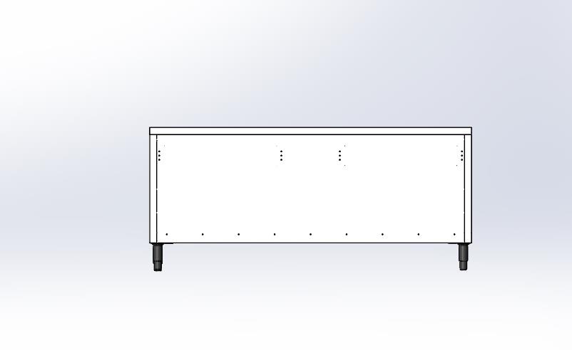 单拉门抽屉工作台