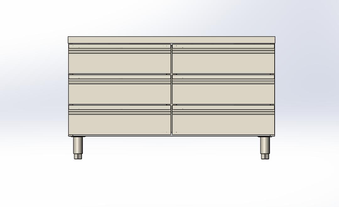 不锈钢六格抽屉柜--1348989--120