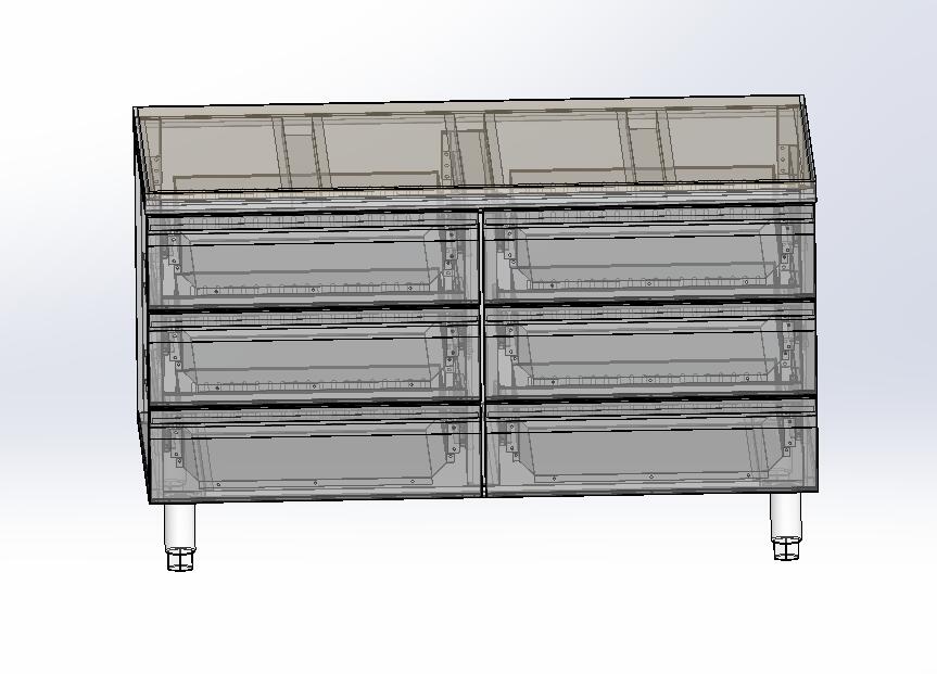 不锈钢六格抽屉柜--1348989--120