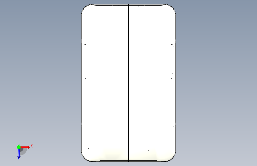 4000maH 移动电源 俯视图