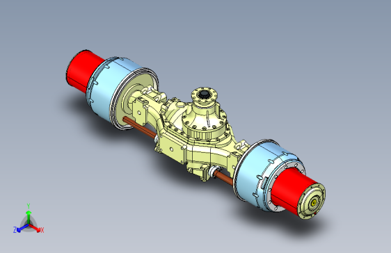 catia北方奔驰后桥设计