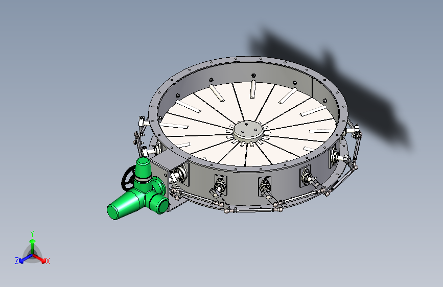 会动的涡轮减震器