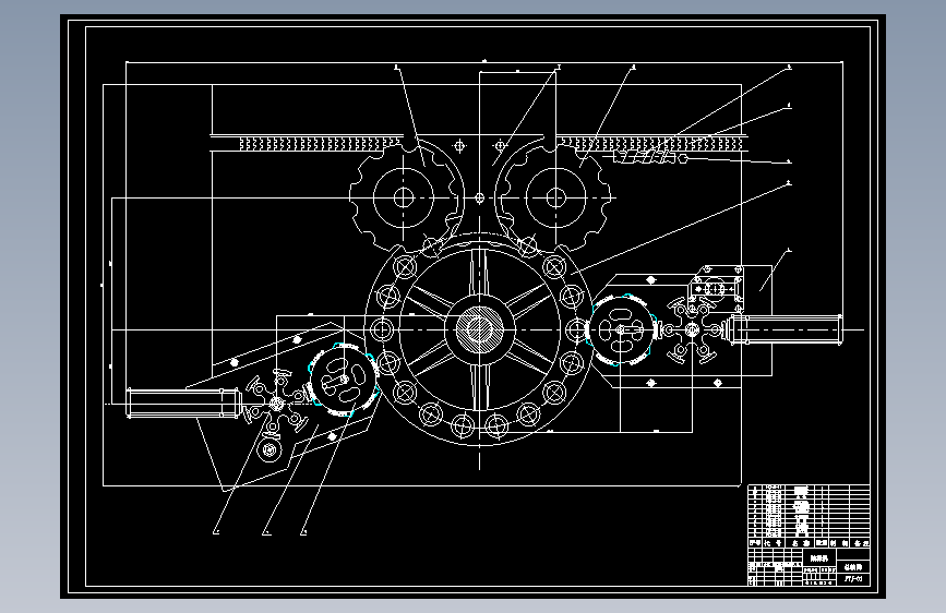 啤酒贴标机机械结构设计含CAD图纸说明书资料素材C24275
