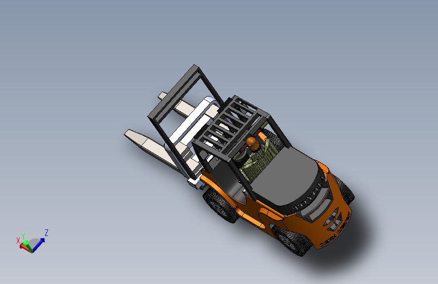 35吨级载重叉车简易 sw24