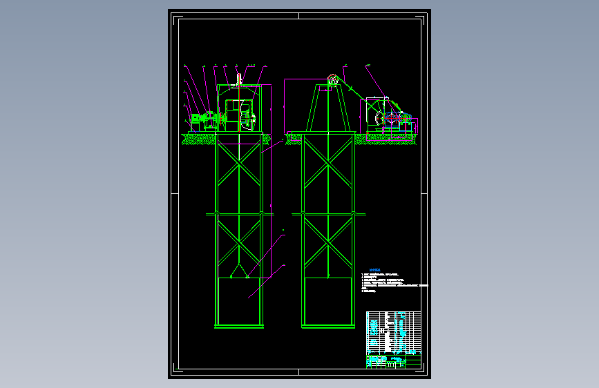矿井提升罐笼机--385248--48