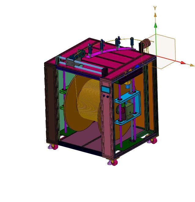 导线电缆通用的放线机械架
