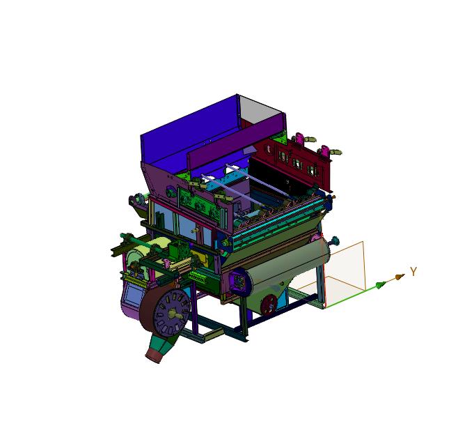 可自动去皮的玉米脱粒机