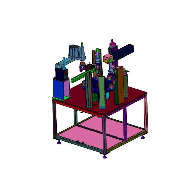 转台镭射刻码设备