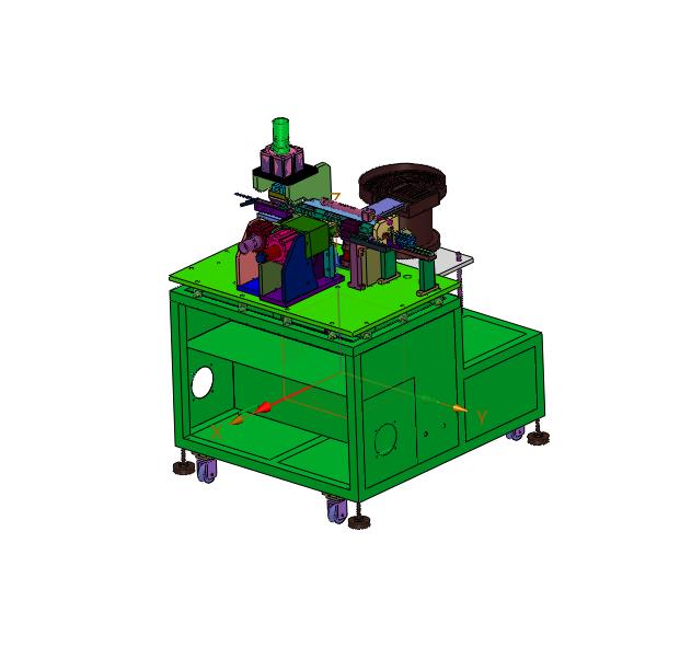 自动插四方针的端子组装机