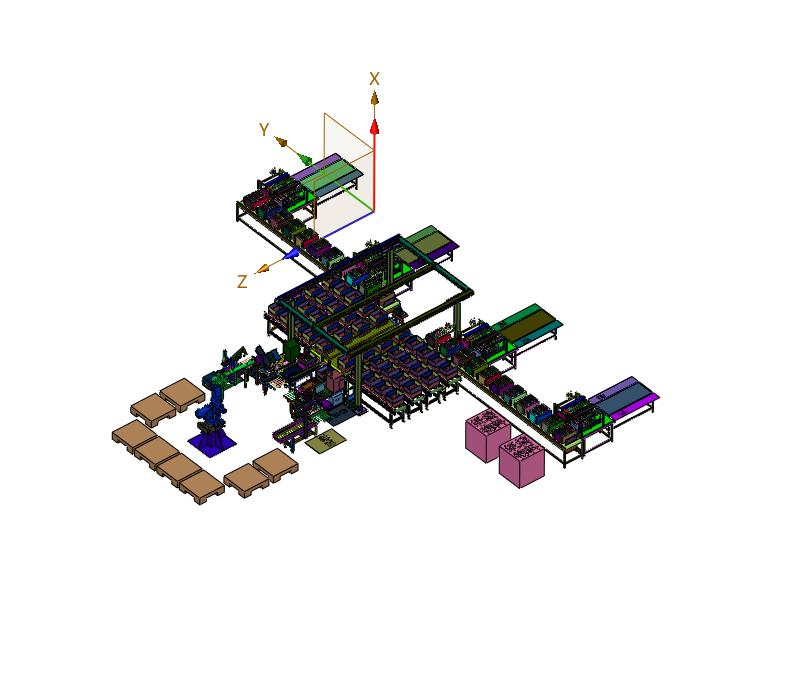 物流纸箱包装用自动化合箱装置