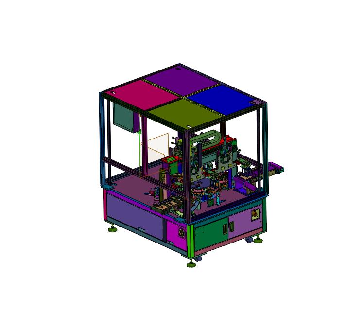电芯头部贴胶整形机的包胶机构