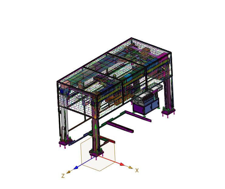 紧凑型立体仓库的料盒堆垛机