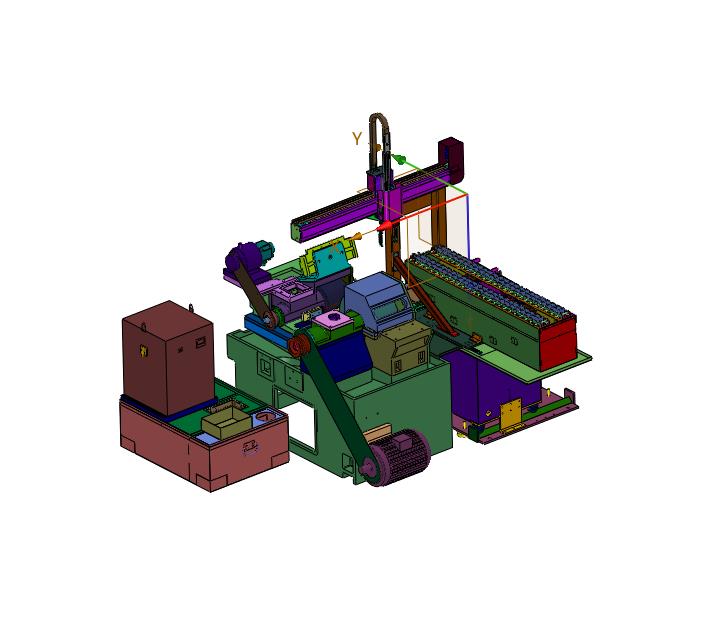 磨床自动供料机械手装置