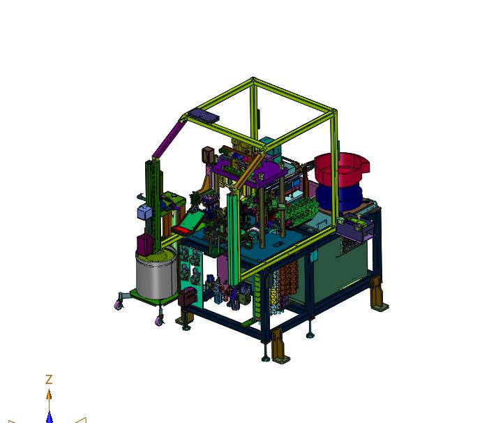 座椅滑轨锁止结构自动装配系统