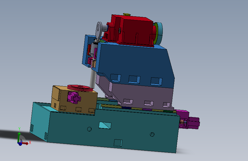 插齿机SW三维图