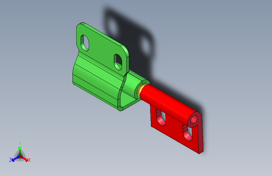 2-2：右中铰链-合页
