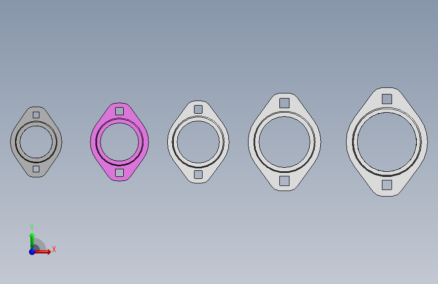 冲压菱形座PFL实测三维模型