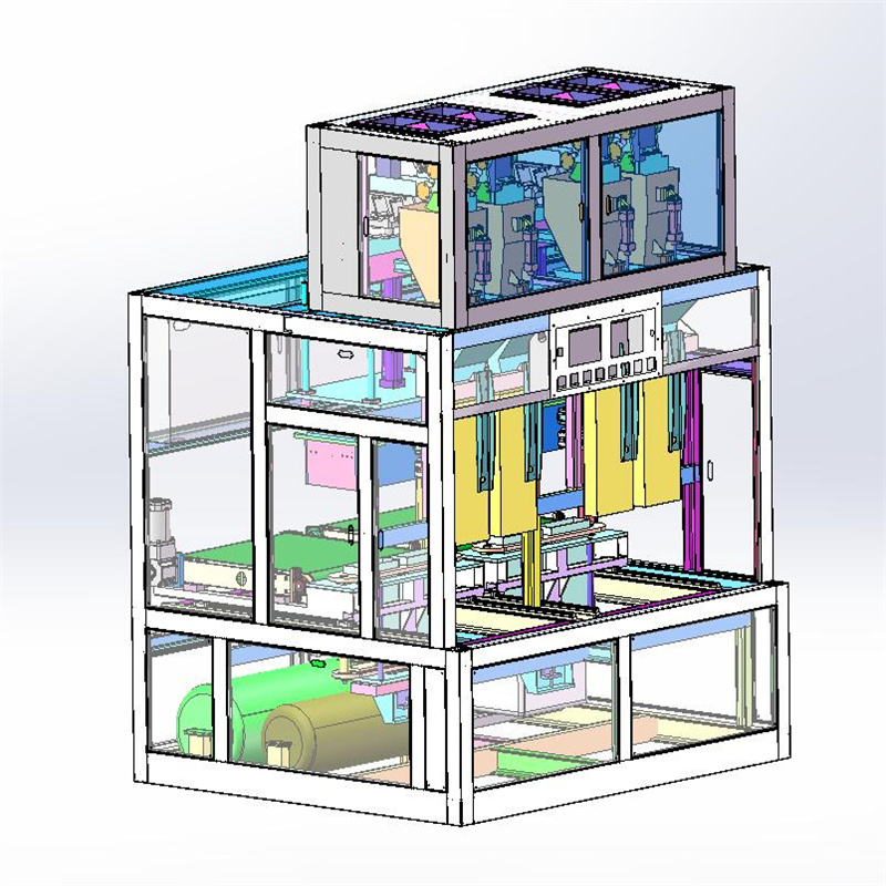 X2708 四工位六面真空包装机 10kg大米包装